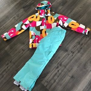 Roxy Coat and Snow Pants Set - ski & snowboard